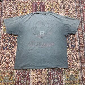 Ruger Graphic T Shirt Mens XXL Gray American Workers In All Factories‎ Tee faded